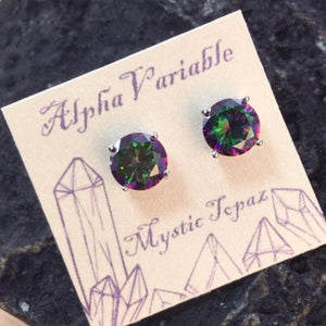 Mystic Topaz Earrings - Earrings - AlphaVariable