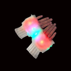 LED Fuzzy Gloves - LED Gear - AlphaVariable