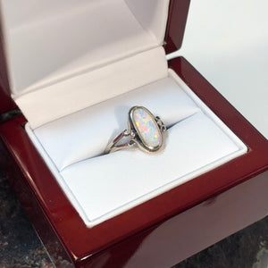 Oval Opal Ring - Ring - AlphaVariable