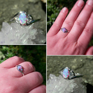Pink Opal Ring - Ring - AlphaVariable
