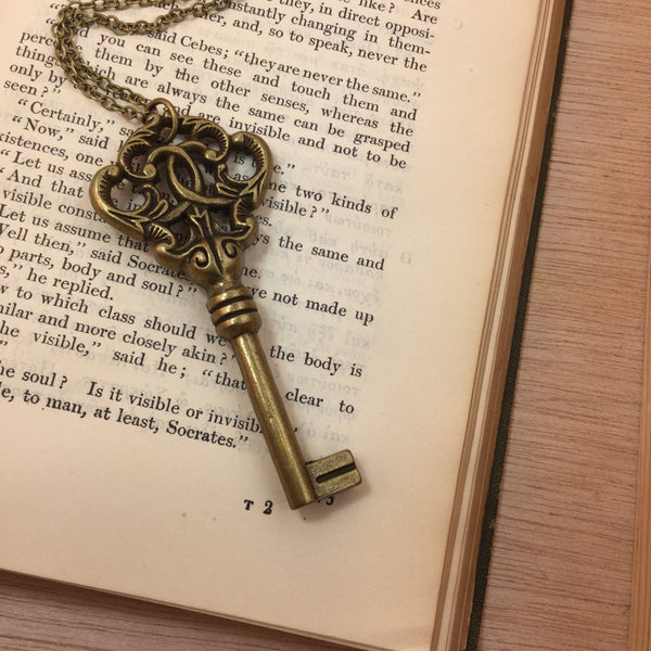 Skeleton Key Necklace - Necklace - AlphaVariable