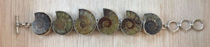 Sterling Silver Ammonite Bracelet - Bracelet - AlphaVariable