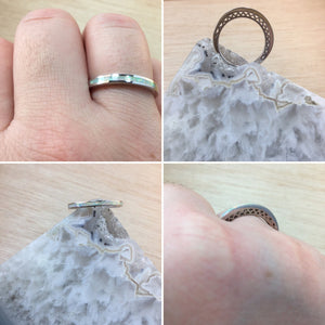 Thin Band Opal Ring - Ring - AlphaVariable