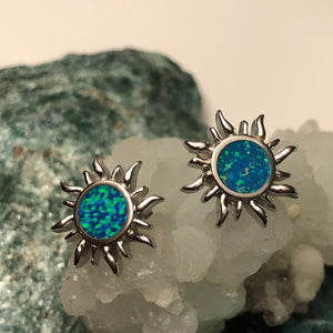 Opal Sun Earrings - Earrings - AlphaVariable