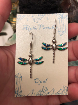 Dragonfly Earrings - Earrings - AlphaVariable