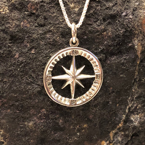 Compass Rose Necklace - Necklace - AlphaVariable