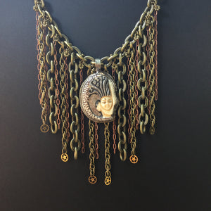 Steampunk Aphrodite Necklace - Necklace - AlphaVariable
