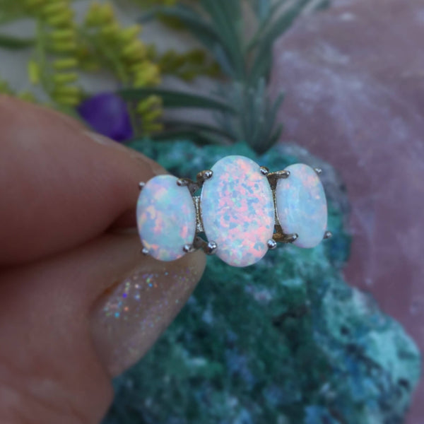Opal Engagement Ring - Ring - AlphaVariable