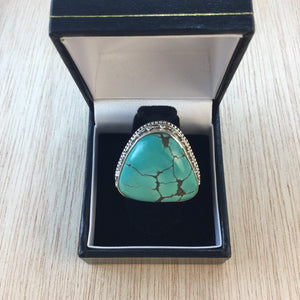 Turquoise Statement Ring - Ring - AlphaVariable