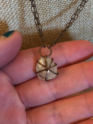 Copper Moonstone Necklace -  - AlphaVariable