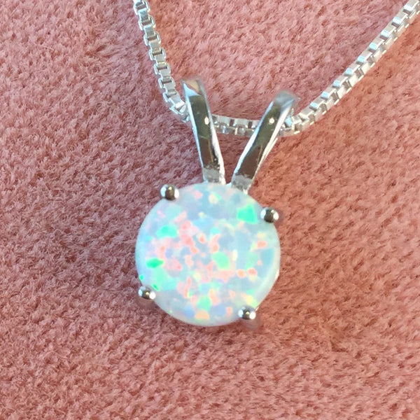 Opal Necklace - Necklace - AlphaVariable