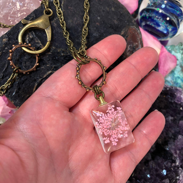 Resin Flower Necklace AlphaVariable