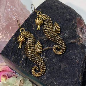 Seahorse Earrings - Earrings - AlphaVariable
