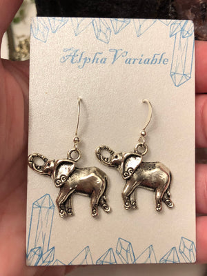 Elephant Earrings - Earrings - AlphaVariable