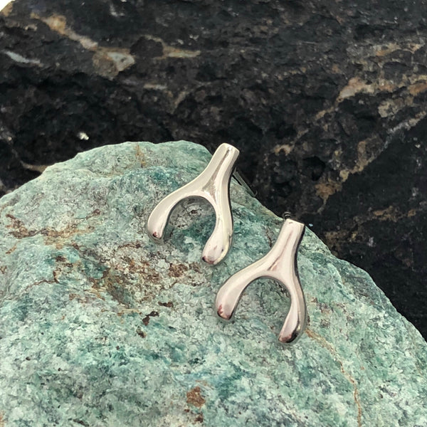 Wishbone Earrings - Earrings - AlphaVariable