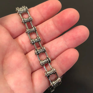 Bike Chain Bracelet Stainless Steel - Bracelet - AlphaVariable