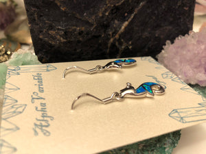Opal Seahorse Earrings - Earrings - AlphaVariable