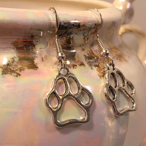 Dog Paw Earrings - Earrings - AlphaVariable