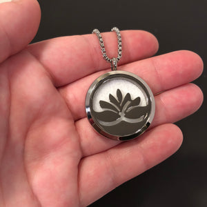 Lotus Flower Essential Oil Diffuser Necklace - Diffuser Necklace - AlphaVariable
