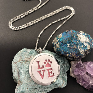 Dog Lover Essential Oil Diffuser Necklace - Diffuser Necklace - AlphaVariable