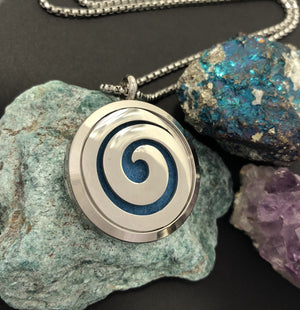Spiral Essential Oil Diffuser Necklace - Diffuser Necklace - AlphaVariable