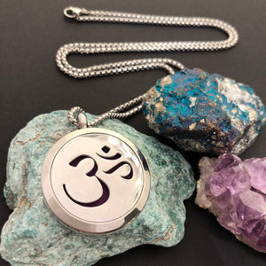 Om Essential Oil Diffuser Necklace - Diffuser Necklace - AlphaVariable