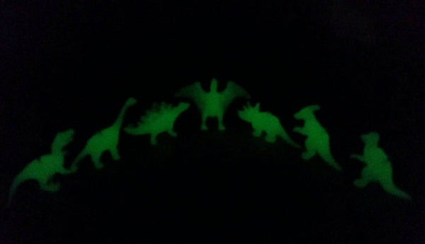 Glow in the Dark Dinosaur Necklace -  - AlphaVariable