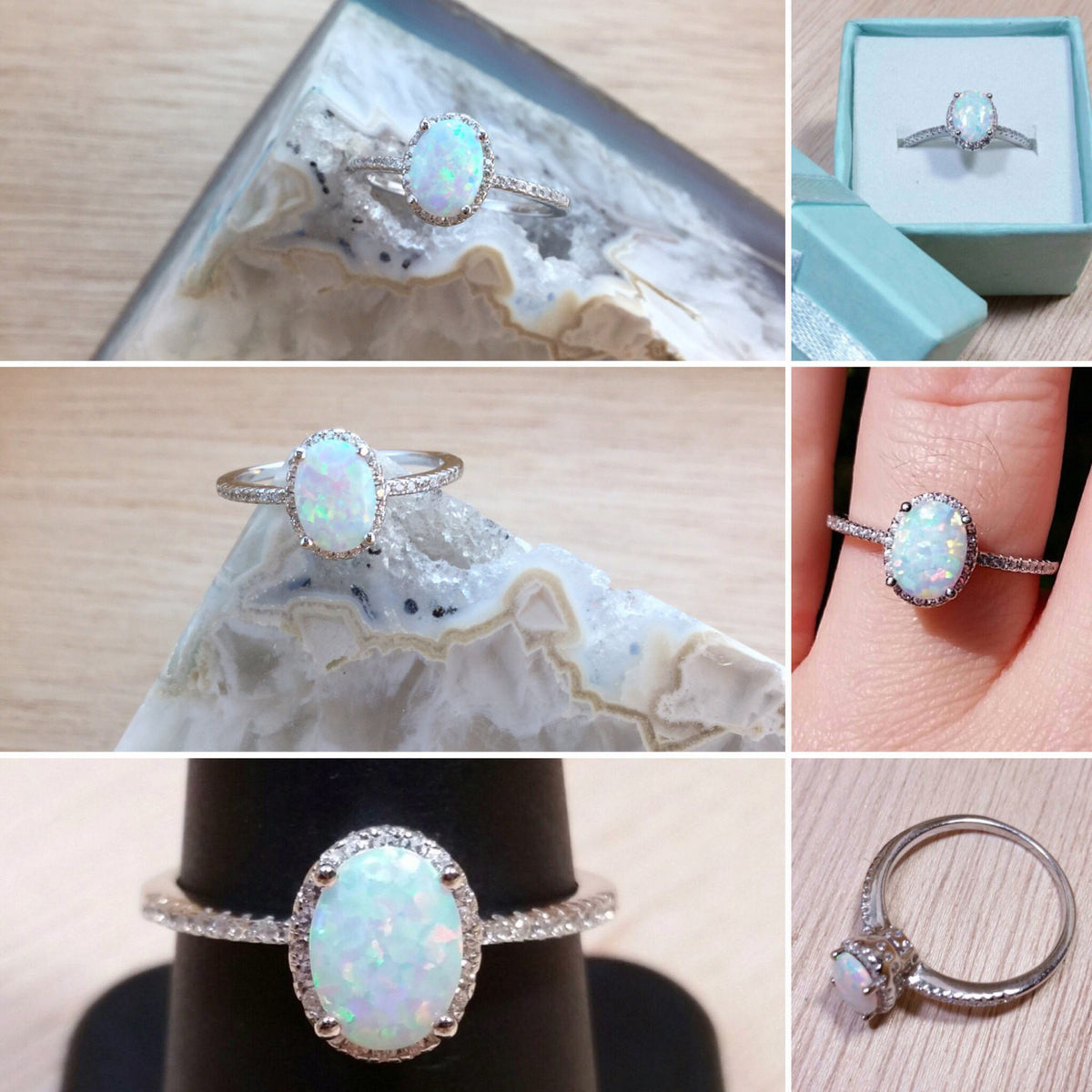 Opal Rings Inexpensive Opal Rings Sterling Silver, Rose Gold and Gold ...