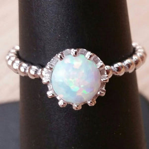Opal Crown Ring - Ring - AlphaVariable