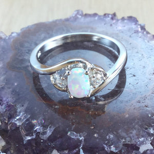 Oval Opal Ring - Ring - AlphaVariable