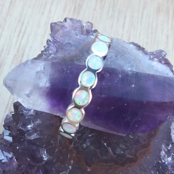Opal Band Ring - Ring - AlphaVariable