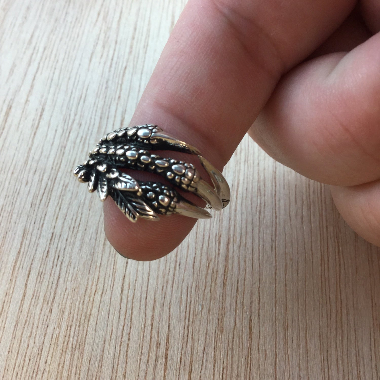 Titanium Steel Dragon Claw Rings for Men Cool Male Biker Ring Punk Jewelry  Personalized Gift (Pattern 4) - Walmart.com