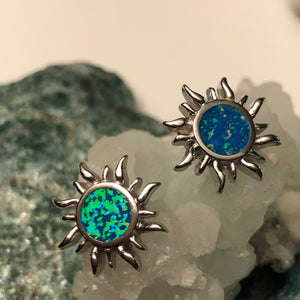 Opal Sun Earrings - Earrings - AlphaVariable