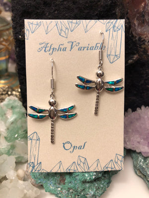 Dragonfly Earrings - Earrings - AlphaVariable