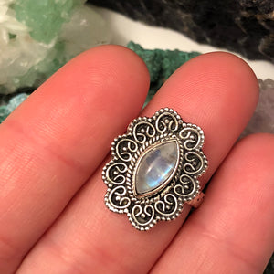 Marquise Moonstone Ring - Ring - AlphaVariable