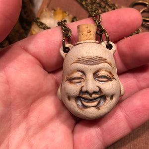 Buddha Bottle Necklace -  - AlphaVariable