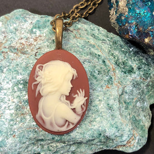 Cameo Necklace - Necklace - AlphaVariable