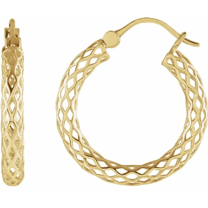 Gold Hoop Earrings 14k Gold