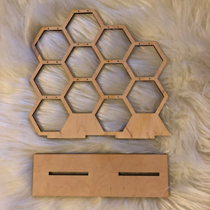 Honeycomb Earring Display -  - AlphaVariable