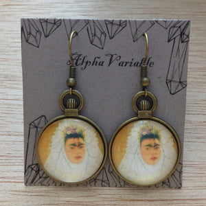 Frida Kahlo Earrings - Earrings - AlphaVariable