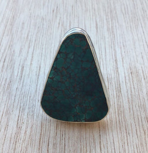 Triangle Turquoise Ring - Ring - AlphaVariable