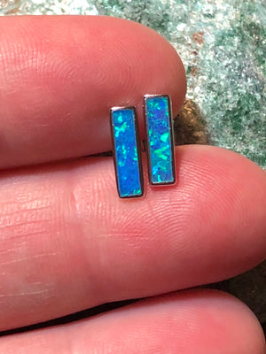 Opal Bar Earrings -  - AlphaVariable