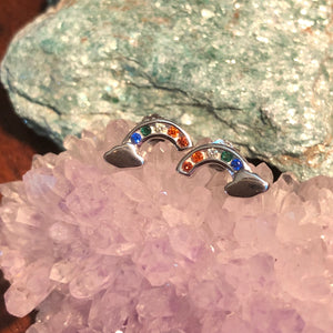 Rainbow Earrings -  - AlphaVariable