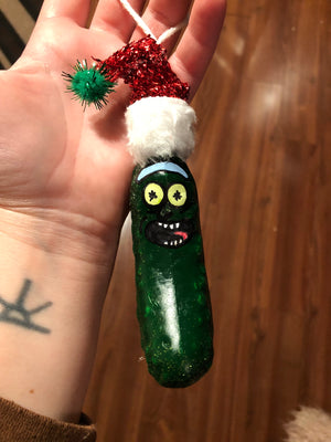 Pickle Rick Ornament - Gift - AlphaVariable