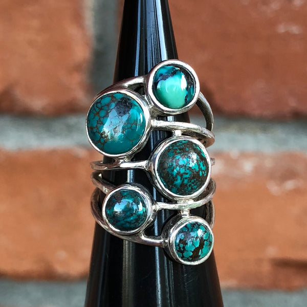 Turquoise Cuff Ring -  - AlphaVariable