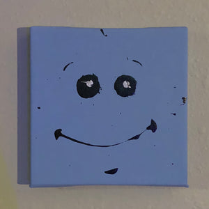 Mr. Meeseeks Painting Rick and Morty Fan Art -  - AlphaVariable