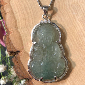 Jade Buddha Pendant - Necklace - AlphaVariable