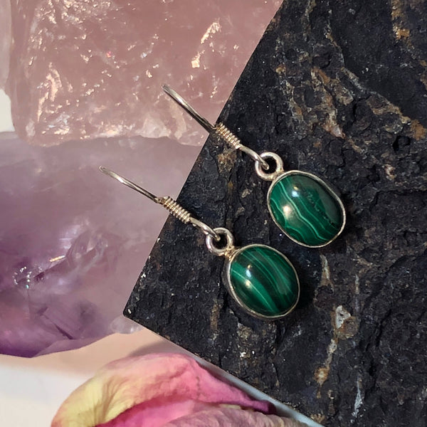 Malachite Earrings -  - AlphaVariable