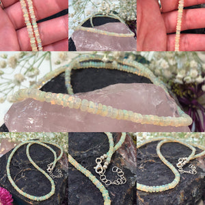 Ethiopian Fire Opal Necklace - Necklace - AlphaVariable
