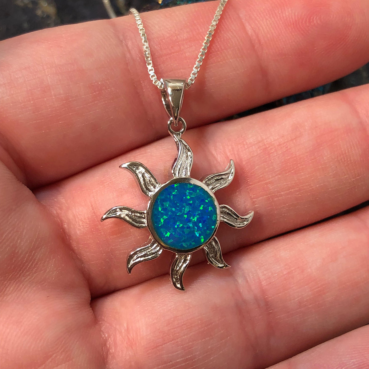 Sun Opal Necklace